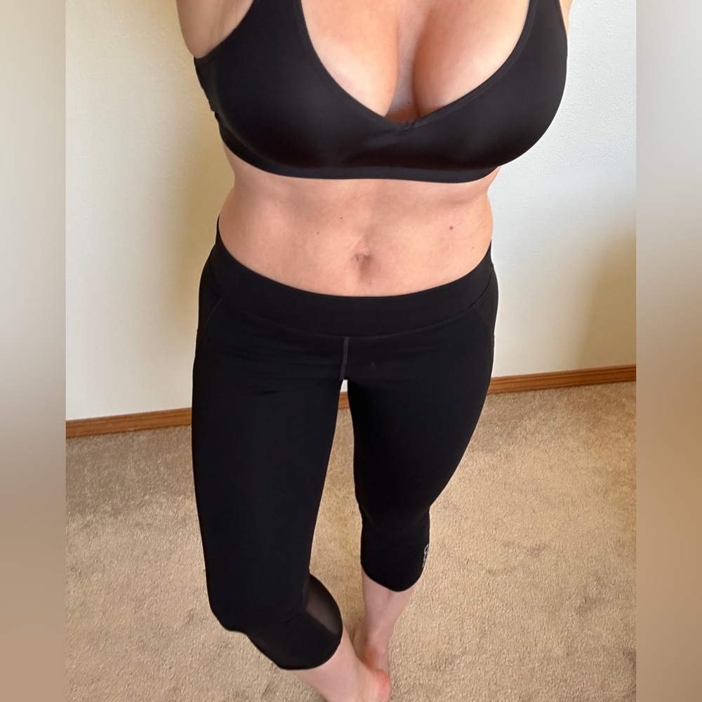 Lorna Jane Volcanic 7/8 Tights Black Leggings